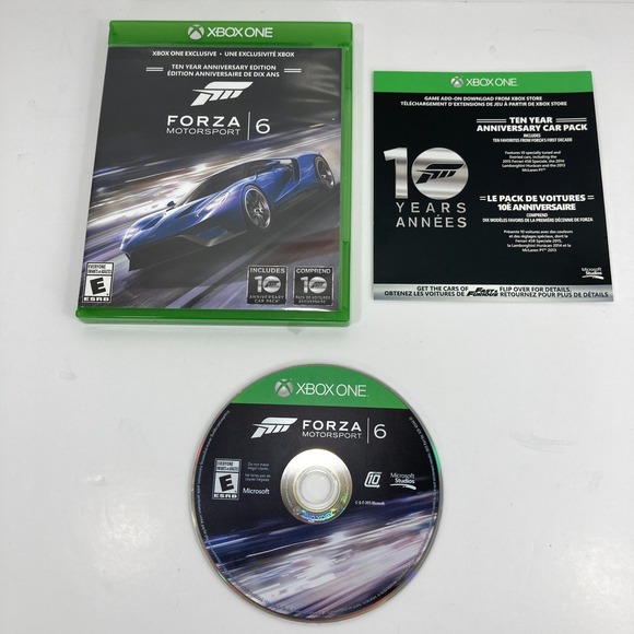 Other - Forza Motorsport 6: Ten Year Anniversary Edition (Microsoft Xbox One, 2015)